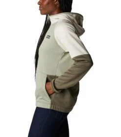 Columbia Windgates Full Zip Fleece Jacket - Womens Safari / Chalk / Stone -Columbia Outfit Shop 1676026828 1991801 348 3