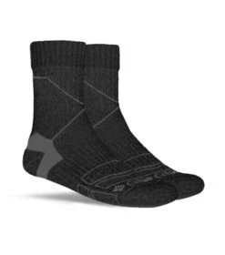 Columbia Merino Hike Quarter Socks - 2 Pack - Mens Charcoal