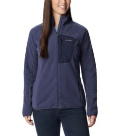 Columbia Outdoor Tracks Full Zip Fleece Jacket - Womens Nocturnal / Dark Nocturnal