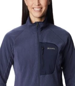 Columbia Outdoor Tracks Full Zip Fleece Jacket - Womens Nocturnal / Dark Nocturnal -Columbia Outfit Shop 1677152943 2016011 466 4