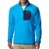 Columbia Outdoor Tracks Half Zip Fleece Pullover - Mens Compass Blue / Collegiate Navy -Columbia Outfit Shop 1677517389 2016091 491 1