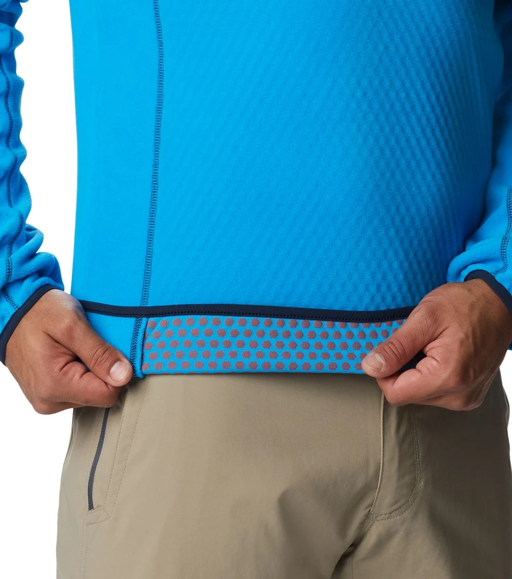 Columbia Outdoor Tracks Half Zip Fleece Pullover - Mens Compass Blue / Collegiate Navy 7 Columbia Outdoor Tracks Half Zip Fleece Pullover - Mens Compass Blue / Collegiate Navy - Image 5