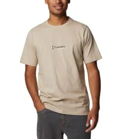 Columbia CSC Basic Logo S/S Tee - Mens Ancient Fossil / CSC Retro Logo