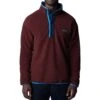 Columbia Helvetia Half Snap Retro Fleece Pullover - Mens Elderberry