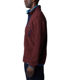 Columbia Helvetia Half Snap Retro Fleece Pullover - Mens Elderberry -Columbia Outfit Shop 1677854787 1889851 521 3