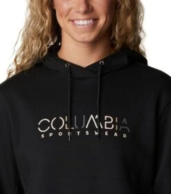 Columbia Lodge Hoodie - Womens Black / Columbia Stencil -Columbia Outfit Shop 1678305778 2013101 010 4