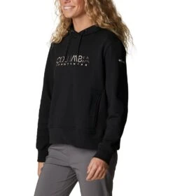 Columbia Lodge Hoodie - Womens Black / Columbia Stencil -Columbia Outfit Shop 1678305779 2013101 010 5
