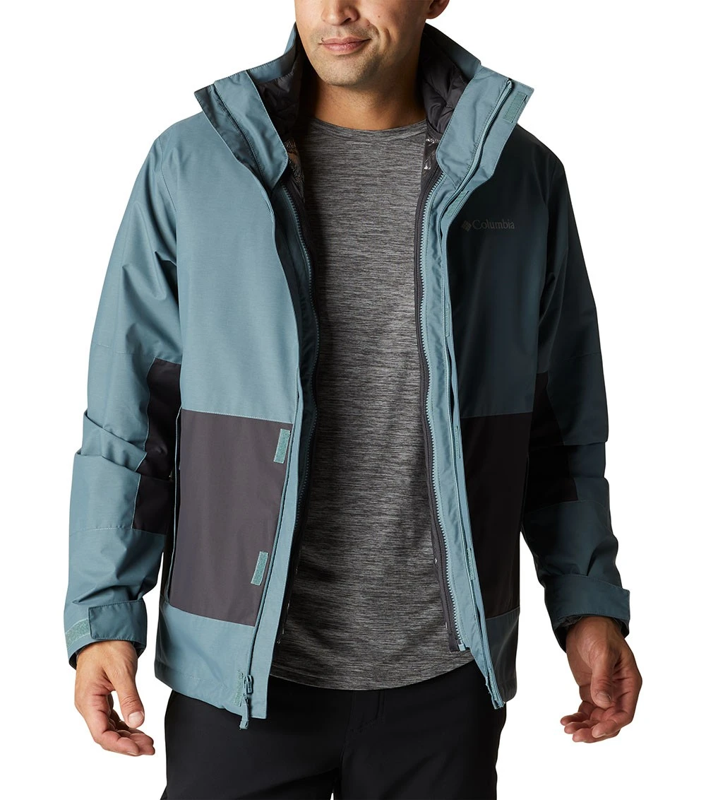 Columbia Agate Alley 3-in-1 Interchange Insulated Jacket - Mens Metal / Shark 15 Columbia Agate Alley 3-in-1 Interchange Insulated Jacket - Mens Metal / Shark - Image 13