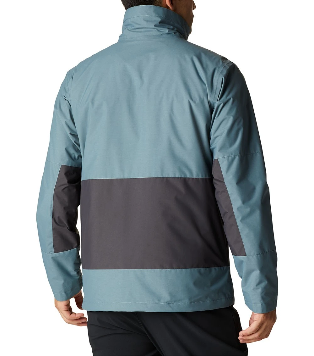 Columbia Agate Alley 3-in-1 Interchange Insulated Jacket - Mens Metal / Shark 4 Columbia Agate Alley 3-in-1 Interchange Insulated Jacket - Mens Metal / Shark - Image 2