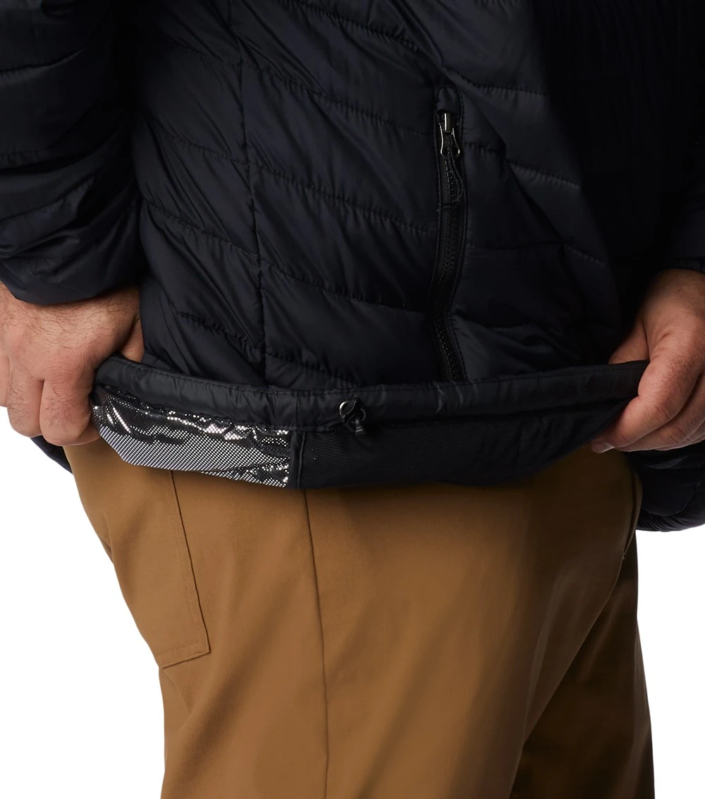 Columbia Powder Lite Hooded Insulated Jacket - Mens Black 10 Columbia Powder Lite Hooded Insulated Jacket - Mens Black - Image 8