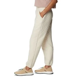 Columbia Lodge Quilted Jogger Pant - Womens Chalk -Columbia Outfit Shop 1679940631 2016951 191 3
