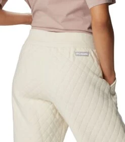 Columbia Lodge Quilted Jogger Pant - Womens Chalk -Columbia Outfit Shop 1679940632 2016951 191 5