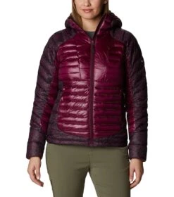 Columbia Labyrinth Loop Omni-Heat Infinity Insulated Hooded Jacket - Womens Marionberry / Marionberry Terrain Print