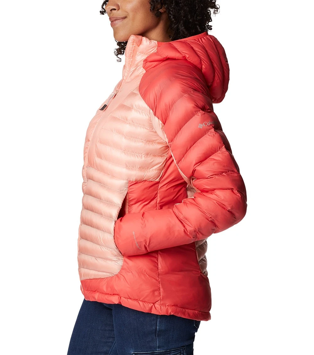 Columbia Labyrinth Loop Omni-Heat Infinity Insulated Hooded Jacket - Womens Coral Reef / Red Hibiscus 5 Columbia Labyrinth Loop Omni-Heat Infinity Insulated Hooded Jacket - Womens Coral Reef / Red Hibiscus - Image 3