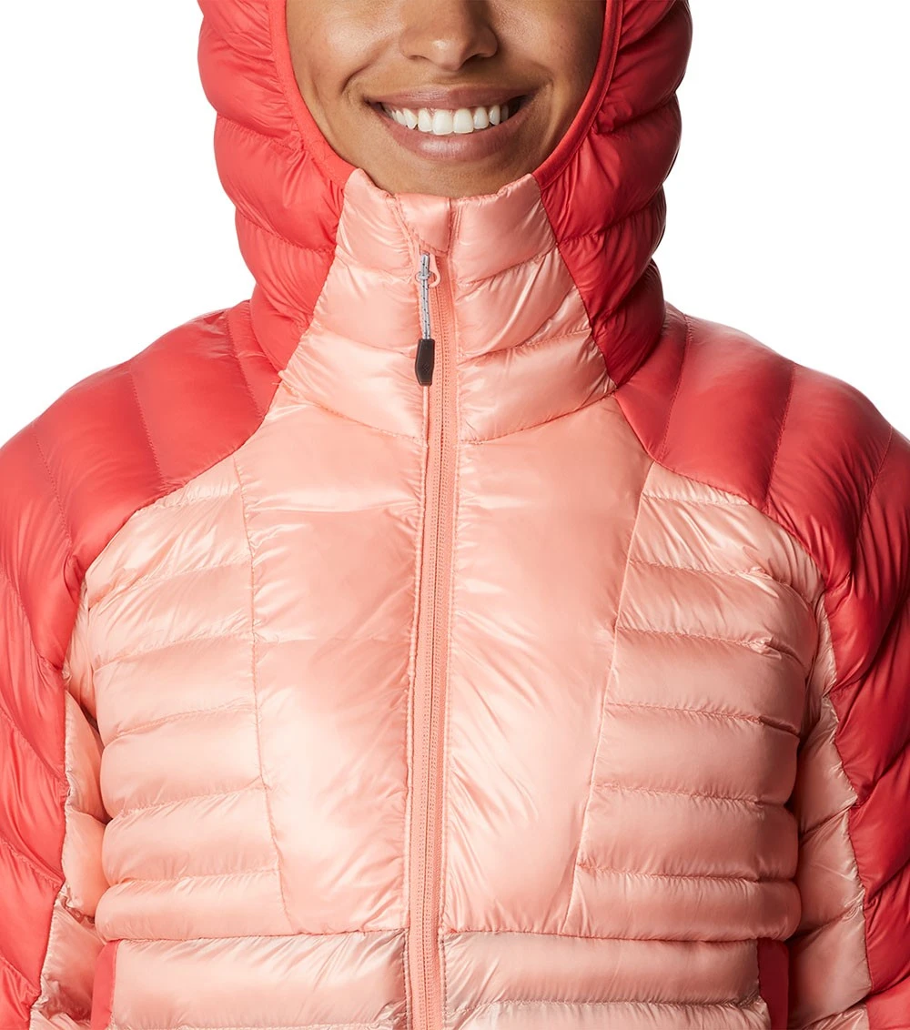 Columbia Labyrinth Loop Omni-Heat Infinity Insulated Hooded Jacket - Womens Coral Reef / Red Hibiscus 6 Columbia Labyrinth Loop Omni-Heat Infinity Insulated Hooded Jacket - Womens Coral Reef / Red Hibiscus - Image 4