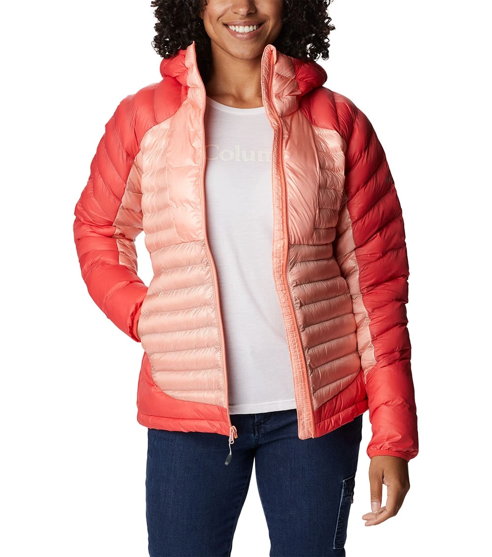 Columbia Labyrinth Loop Omni-Heat Infinity Insulated Hooded Jacket - Womens Coral Reef / Red Hibiscus 10 Columbia Labyrinth Loop Omni-Heat Infinity Insulated Hooded Jacket - Womens Coral Reef / Red Hibiscus - Image 8