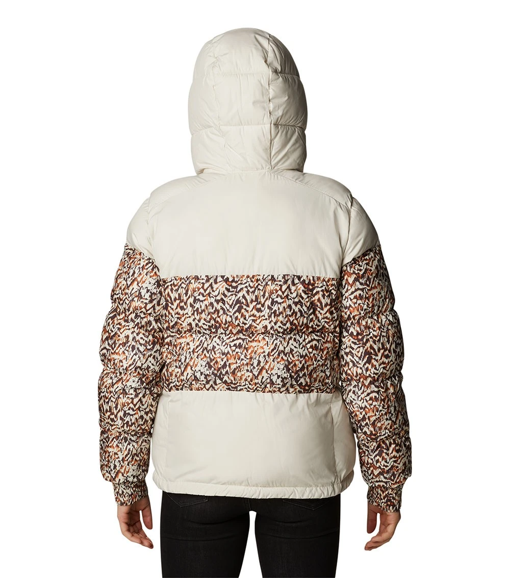 Columbia Pike Lake II Insulated Puffer Jacket - Womens Chalk / Warm Copper Terrain Print 4 Columbia Pike Lake II Insulated Puffer Jacket - Womens Chalk / Warm Copper Terrain Print - Image 2