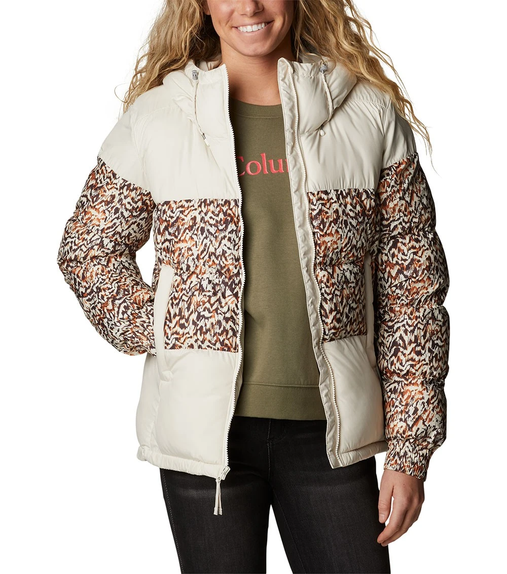 Columbia Pike Lake II Insulated Puffer Jacket - Womens Chalk / Warm Copper Terrain Print 10 Columbia Pike Lake II Insulated Puffer Jacket - Womens Chalk / Warm Copper Terrain Print - Image 8
