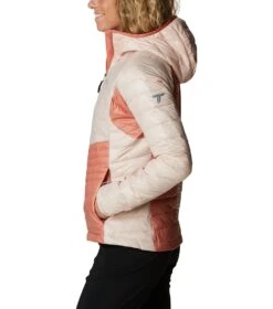 Columbia Platinum Peak Hooded Insulated Jacket - Womens Dark Coral / Peach Blossom 14 Columbia Platinum Peak Hooded Insulated Jacket - Womens Dark Coral / Peach Blossom -Columbia Outfit Shop 1681320563 2008341 639 3