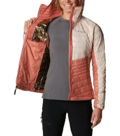 Columbia Platinum Peak Hooded Insulated Jacket - Womens Dark Coral / Peach Blossom 16 Columbia Platinum Peak Hooded Insulated Jacket - Womens Dark Coral / Peach Blossom -Columbia Outfit Shop 1681320564 2008341 639 5