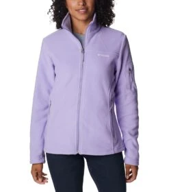 Columbia Fast Trek II Full Zip Fleece Jacket - Womens Frosted Purple