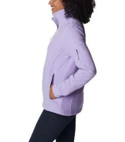 Columbia Fast Trek II Full Zip Fleece Jacket - Womens Frosted Purple -Columbia Outfit Shop 1681371748 1465351 535 3
