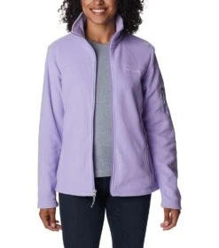 Columbia Fast Trek II Full Zip Fleece Jacket - Womens Frosted Purple -Columbia Outfit Shop 1681371750 1465351 535 7