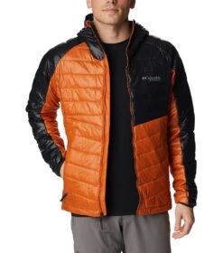 Columbia Platinum Peak Hooded Insulated Jacket - Mens Warm Copper / Black -Columbia Outfit Shop 1681745335 2008611 858 10