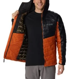 Columbia Platinum Peak Hooded Insulated Jacket - Mens Warm Copper / Black -Columbia Outfit Shop 1681745337 2008611 858 5