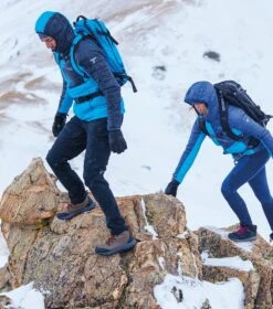 Columbia Platinum Peak Hooded Insulated Jacket - Mens Compass Blue / Black -Columbia Outfit Shop 1681745662 2008611 491 11