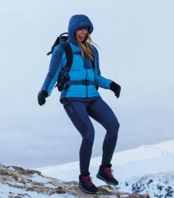 Columbia Platinum Peak Hooded Insulated Jacket - Womens Blue Chill / Nocturnal -Columbia Outfit Shop 1681752628 2008341 422 12