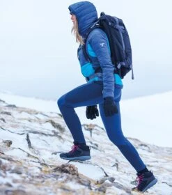 Columbia Platinum Peak Hooded Insulated Jacket - Womens Blue Chill / Nocturnal -Columbia Outfit Shop 1681752629 2008341 422 13