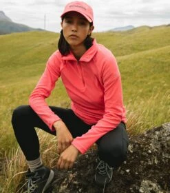 Columbia Glacial IV Half Zip Fleece Top - Womens Blush Pink -Columbia Outfit Shop 1681753659 1802201 614 7