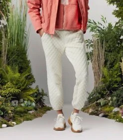 Columbia Lodge Quilted Jogger Pant - Womens Chalk -Columbia Outfit Shop 1681753677 2016951 191 6