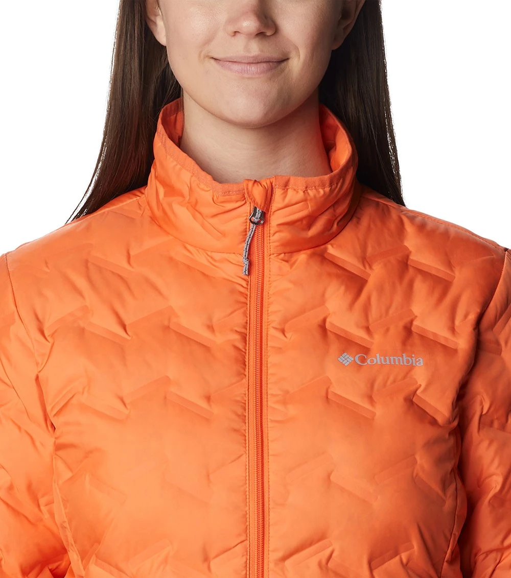 Columbia Delta Ridge Down Insulated Jacket - Womens Sunset Orange 6 Columbia Delta Ridge Down Insulated Jacket - Womens Sunset Orange - Image 4