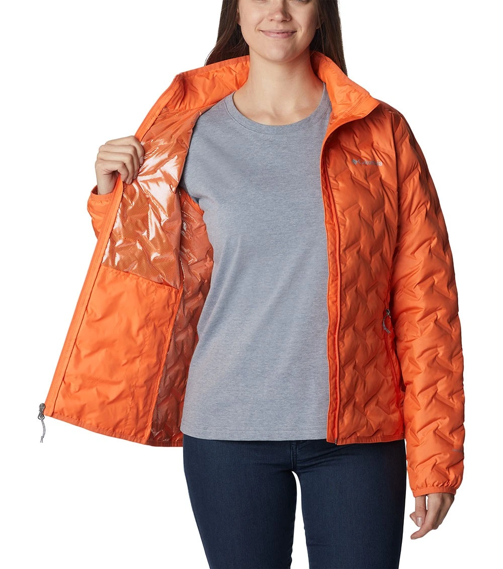 Columbia Delta Ridge Down Insulated Jacket - Womens Sunset Orange 7 Columbia Delta Ridge Down Insulated Jacket - Womens Sunset Orange - Image 5