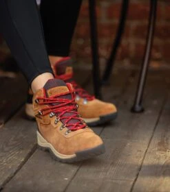 Columbia Newton Ridge Plus Waterproof Amped Hiking Boots - Womens Elk / Mountain Red -Columbia Outfit Shop 1682961331 BL4552 286 15