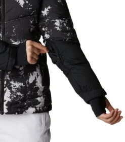 Columbia Abbott Peak Insulated Ski Jacket - Womens White Lookup Print / Black / White -Columbia Outfit Shop 1683563111 1909971 105 10