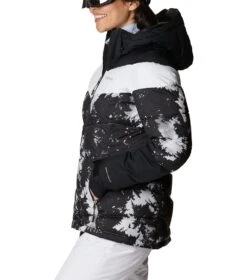 Columbia Abbott Peak Insulated Ski Jacket - Womens White Lookup Print / Black / White -Columbia Outfit Shop 1683563112 1909971 105 3