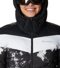 Columbia Abbott Peak Insulated Ski Jacket - Womens White Lookup Print / Black / White -Columbia Outfit Shop 1683563112 1909971 105 4