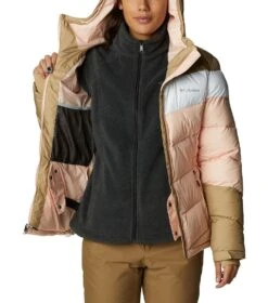 Columbia Abbott Peak Insulated Ski Jacket - Womens Peach Blossom / White / Beach -Columbia Outfit Shop 1683563118 1909971 890 5