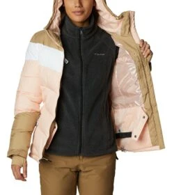 Columbia Abbott Peak Insulated Ski Jacket - Womens Peach Blossom / White / Beach -Columbia Outfit Shop 1683563119 1909971 890 6