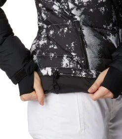 Columbia Abbott Peak Insulated Ski Jacket - Womens White Lookup Print / Black / White -Columbia Outfit Shop 1683563835 1909971 105 12