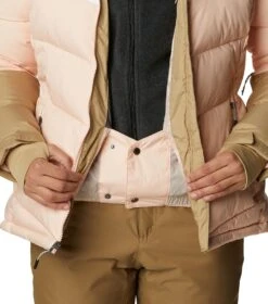 Columbia Abbott Peak Insulated Ski Jacket - Womens Peach Blossom / White / Beach -Columbia Outfit Shop 1683563837 1909971 890 12