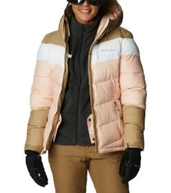 Columbia Abbott Peak Insulated Ski Jacket - Womens Peach Blossom / White / Beach -Columbia Outfit Shop 1683563837 1909971 890 13