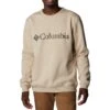 Columbia Logo Fleece Crew - Mens Ancient Fossil / CSC Branded Logo