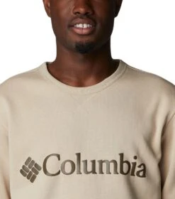 Columbia Logo Fleece Crew - Mens Ancient Fossil / CSC Branded Logo -Columbia Outfit Shop 1683567019 1884931 272 4