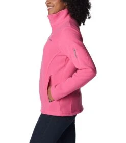Columbia Fast Trek II Full Zip Fleece Jacket - Womens Wild Geranium -Columbia Outfit Shop 1685982651 1465351 656 3