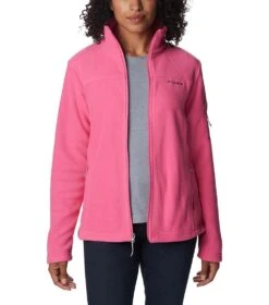 Columbia Fast Trek II Full Zip Fleece Jacket - Womens Wild Geranium -Columbia Outfit Shop 1685982654 1465351 656 7