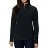 Columbia Glacial IV Half Zip Fleece Top - Womens Black -Columbia Outfit Shop 1685982684 1802201 010 1